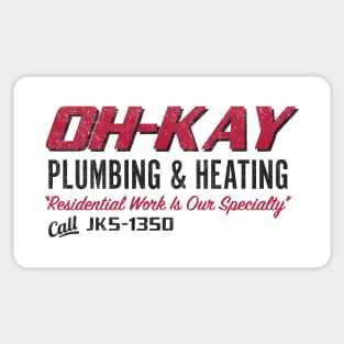 OH-KAY Plumbing & Heating - vintage logo Sticker